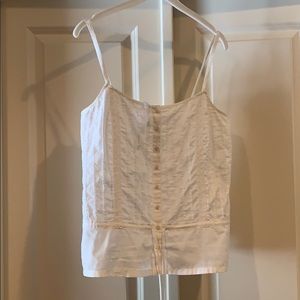 Loft pintucked cami
